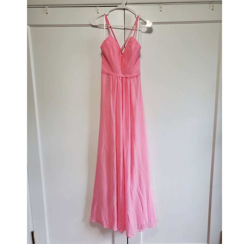 Fame and Partners Cross Tide Dress - Size 2 - Candy Pink
